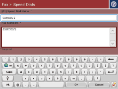 Keyboard screen graphic
